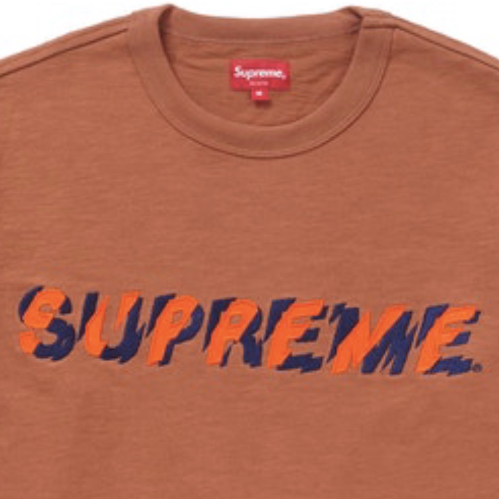 SOLD - SUPREME Shatter Tee Rust LARGE - Picture 1 of 4